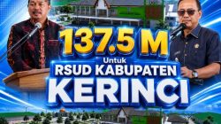 Tender RSUD Kerinci Rp137,5 M Rampung, Bupati Monadi: Kado Bahagia untuk Layanan Kesehatan Masyarakat Kerinci