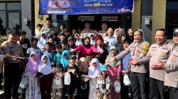 Jumat Berkah Bersama 1.000 Anak Yatim, Polsek Majalaya Perkuat Silaturahmi dan Doakan Kondusivitas Wilayah
