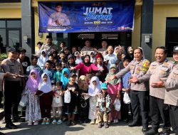 Jumat Berkah Bersama 1.000 Anak Yatim, Polsek Majalaya Perkuat Silaturahmi dan Doakan Kondusivitas Wilayah