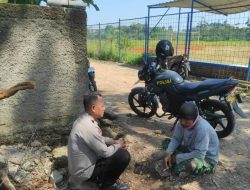 Bhabinkamtibmas Desa Nagrog Polsek Cicalengka Laksanakan Sambang