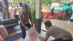 Polsek Baleendah Kirim Hasil Panen Jagung Program Ketahanan Pangan ke Bulog Sumedang