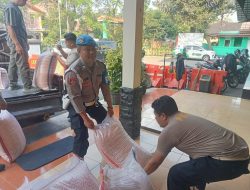 Polsek Baleendah Kirim Hasil Panen Jagung Program Ketahanan Pangan ke Bulog Sumedang