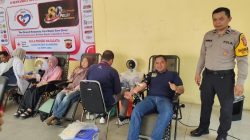 Sambut Hari Bhayangkara ke-80, Polsek Majalaya Gelar Donor Darah Bersama PMI dan YPOTI