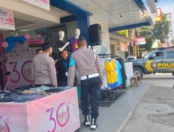 Sambangi Objek Vital dan Pertokoan, Polsek Dayeuhkolot Cegah Potensi Gangguan Kamtibmas