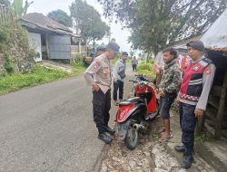 Tindak Lanjuti Keluhan Warga, Polsek Cimaung Gelar Operasi Penertiban Knalpot Brong