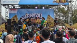 Semarak Karnaval Gear Ultima Yamaha di Rancaekek, Polsek Rancaekek Pastikan Kegiatan Berjalan Aman dan Kondusif