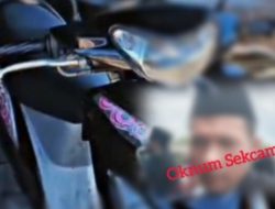 Pinjam Tak Dikembalikan,Oknum Sekcam Pagar Jati Diduga Gadaikan Motor Milik Warga,