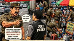 Satpol PP Kota Bengkulu Tegaskan Larangan Penyalahgunaan Lahan Parkir Untuk Berjualan,