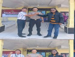 Silaturahmi Insan Pers Kilas Nusantara bersama Kapolsek Kunto Darussalam AKP Joko Prasanta