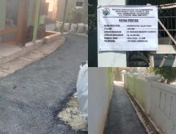 Meskipun Dana Desa Mengalami Penurunan, Pemdes Langensari Tetap Pembangunan Jalan Lingkungan