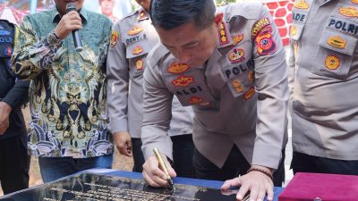 Jembatan Merah Putih Presisi Diresmikan, Polresta Bandung Permudah Akses Warga Cicalengka