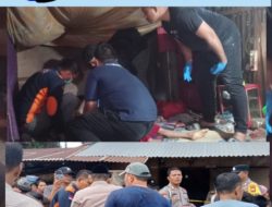 Polsek Ujung Batu Olah TKP Pembunuhan Wanita di Desa Ngaso