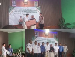 Serah Terima Jabatan dan Pisah Sambut Camat Cikancung Berlangsung Khidmat