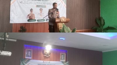 Kapolsek Cikancung AKP Indra Adhiyana, Hadiri Serah Terima Jabatan  dan Pisah Sambut Camat Cikancung, Perkuat Sinergitas