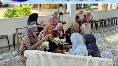 Belajar Membatik, Jadi Ajang Pererat Silaturahmi DWP Diskominfo Indramayu