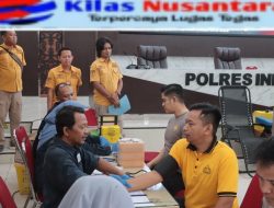 Polres Indramayu Gelar Donor Darah Wujud Nyata Polri Untuk Masyarakat Terkumpul Puluhan Labu