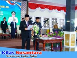 Perkuat Tata Kelola Pemerintahan, Bupati Muba Lantik Pejabat dan Kukuhkan Nomenklatur Baru