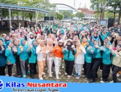TP PKK Kabupaten Musi Banyuasin Gelar Senam Bugar Bersama dan Pelayanan Kesehatan Gratis