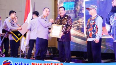 Bupati H. M. Toha Tohet, S.H. Terima Penghargaan dari Kapolda Sumsel Atas Komitmen Dukungan Penguatan Kapasitas SDM Kepolisian dan Kondusivitas Daerah