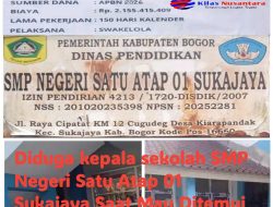 Diduga Menghindar Saat Dikonfirmasi, Kepala sekolah SMPN Satu Atap 01 Sukajaya Jadi Sorotan Terkait Proyek Swakelola Rp 2,1 Miliar