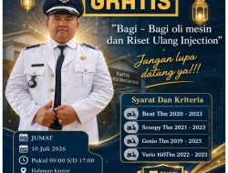 Kerjasama Pemdes Cibeuteung Muara dan Honda, Gelar Program Servis dan Oli Gratis Bagi Warga