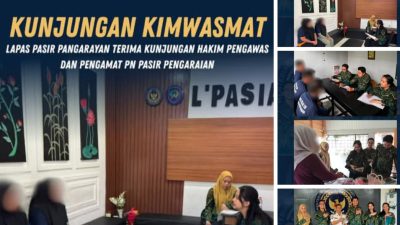 Lapas Pasir Pengaraian Terima Kunjungan Hakim Pengawas dan Pengamat PN Pasir Pengaraian