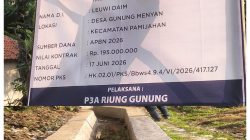 Warga dan Petani Desa Gunung Menyan Sambut Gembira Pembangunan Irigasi P3-TGAI