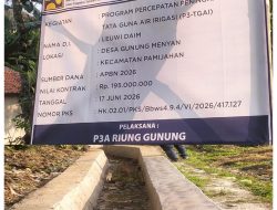 Warga dan Petani Desa Gunung Menyan Sambut Gembira Pembangunan Irigasi P3-TGAI