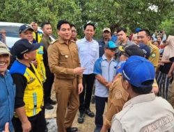 Pastikan Pasokan Air di Sawah Lancar,Bupati Indramayu Lucky Hakim Tinjau Irigasi
