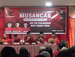 DPC PDI Perjuangan Kota Tebing Tinggi Gelar Pendidikan Politik di Musancab 2026