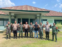 Wakapolres Ogan Ilir Kompol G.A. Sakul Pimpin Silaturahmi ke Dandim 0402/OKI, Perkuat Sinergitas Antara TNI dan Polri