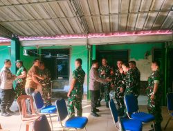 KAPOLSEK PAMEUNGPEUK POLRESTA BANDUNG KOMPOL ASEP DEDI, S.H., M.M. SILATURAHMI KE KORAMIL 2405/ARJASARI, PERKUAT SINERGITAS JAGA KEAMANAN