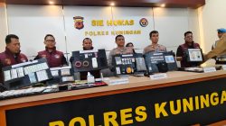 Polres Kuningan Bongkar 11 Kasus Narkoba, 12 Tersangka Ditahan dan 5 Orang Residivis