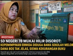 Kepsek SD 78/III Mukai Hilir: Aset Hilang, BOS Tidak Transparan, Nilai Diintervensi