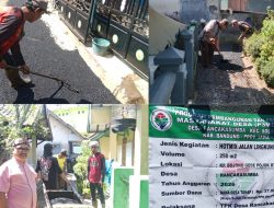 Dengan Anggaran Yang Terbatas, Pemerintah Desa Rancakasumba, Memprioritaskan Pembangunan Infrastruktur Jalan Lingkungan