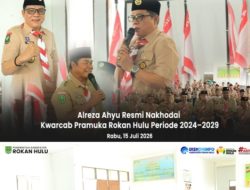 Alreza Ahyu Resmi Nakhodai Kwarcab Pramuka Rokan Hulu Periode 2024–2029