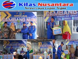 Ditpolairud Polda Riau Gelar Program Unggulan ‘Sambang Nusa’ di Panipahan Kota, Bagikan 60 Paket Sembako