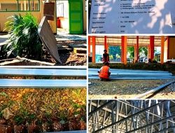 Kegiatan Revitalisasi SMAN 4 Kota Bengkulu di Sorot Diduga Gunakan Rangka Baja Tak Sesuai Rab,Kualitas Struktur Dipertanyakan, 