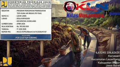 Warga sambut antusias program P3A saluran irigasi di desa karyasari demi mendongkrak hasil pertanian masyarakat