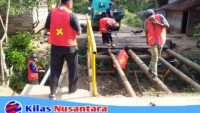 Atas Instruksi Bupati Toha, Jembatan Purwosari Rampung Diperbaiki