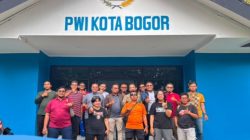 Silaturahmi ke Mako PWI Kota Bogor, Kang Andy Jualan Gagasan Ini Sebagai Modal Maju di Konferprov PWI Jabar