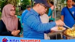 Direktur PDAM H. Berto Darmo Puja Asmanto, MBA Mensupport Kegiatan Makan Bergizi Gratis Bersama