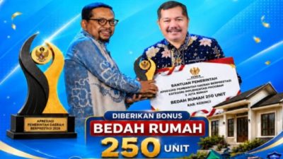 Prestasi Gemilang, Kerinci Terbaik II Program 3 Juta Rumah, Bonus 250 Unit Bedah Rumah