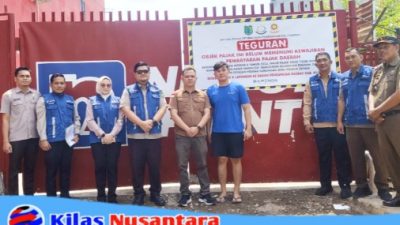 REKLAME TAK BAYAR PAJAK, BAPENDA MUBA TEMPEL STIKER TEGURAN