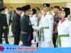 Bupati Teddy Meilwansyah Kukuhkan 36 Anggota Paskibraka OKU 2026 di Gedung Kesenian