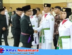 Bupati Teddy Meilwansyah Kukuhkan 36 Anggota Paskibraka OKU 2026 di Gedung Kesenian