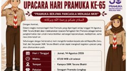 SMK Taruna Bhakti Cikarang Gelar Upacara Peringatan Hari Pramuka Ke-65