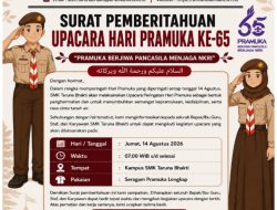 SMK Taruna Bhakti Cikarang Gelar Upacara Peringatan Hari Pramuka Ke-65