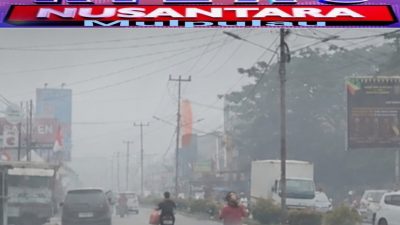 Kabut Asap Mulai Selimuti Kabupaten Rokan Hulu, Warga Diminta Waspada