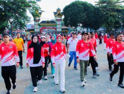 Ribuan Warga Tebing Tinggi Padati Lapangan Merdeka Meriahkan Semarak HUT Ke-81 RI